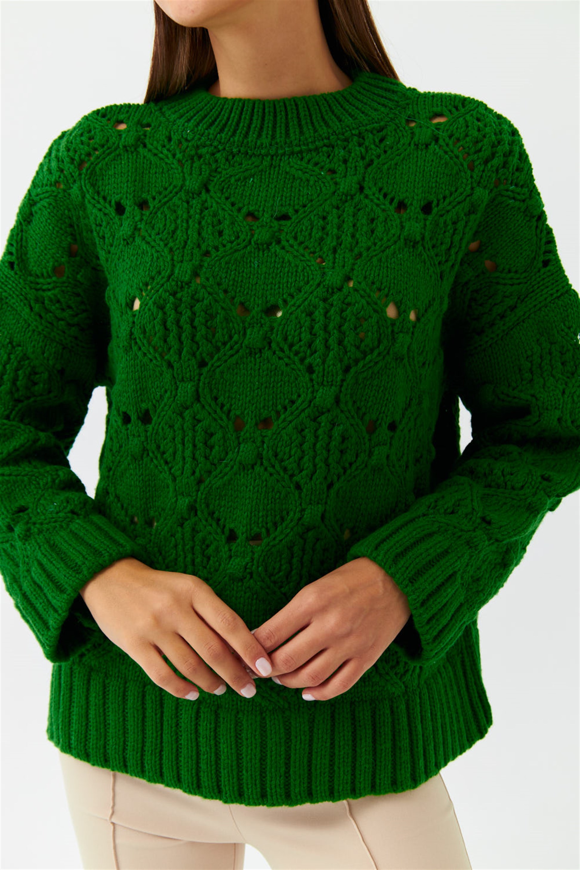 Grün M Rabatt 63 % DAMEN Pullovers & Sweatshirts Pullover Stricken Naëlle Pullover 