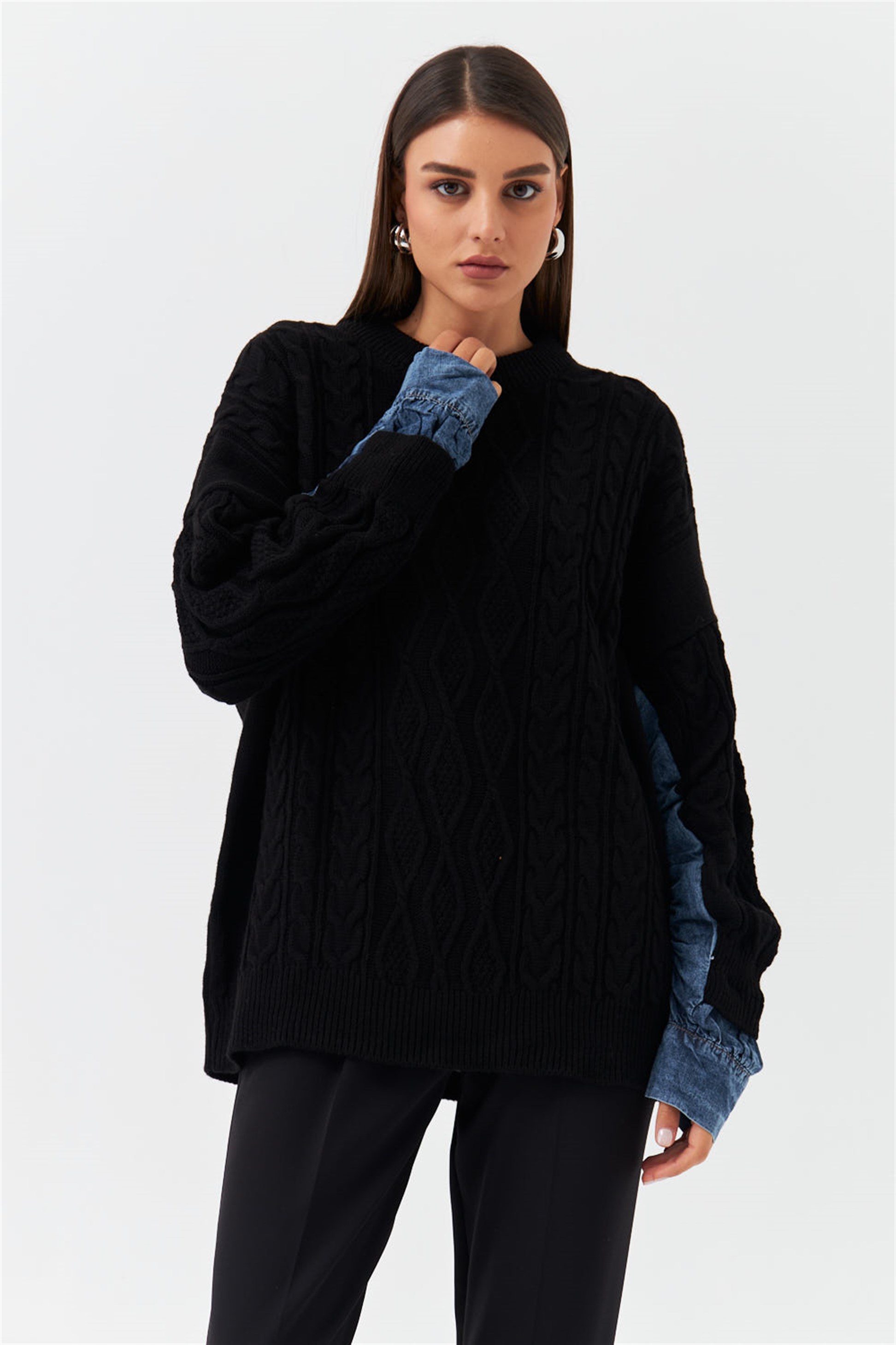 Rabatt 71 % Schwarz S Zara Strickjacke DAMEN Pullovers & Sweatshirts Strickjacke Basisch 