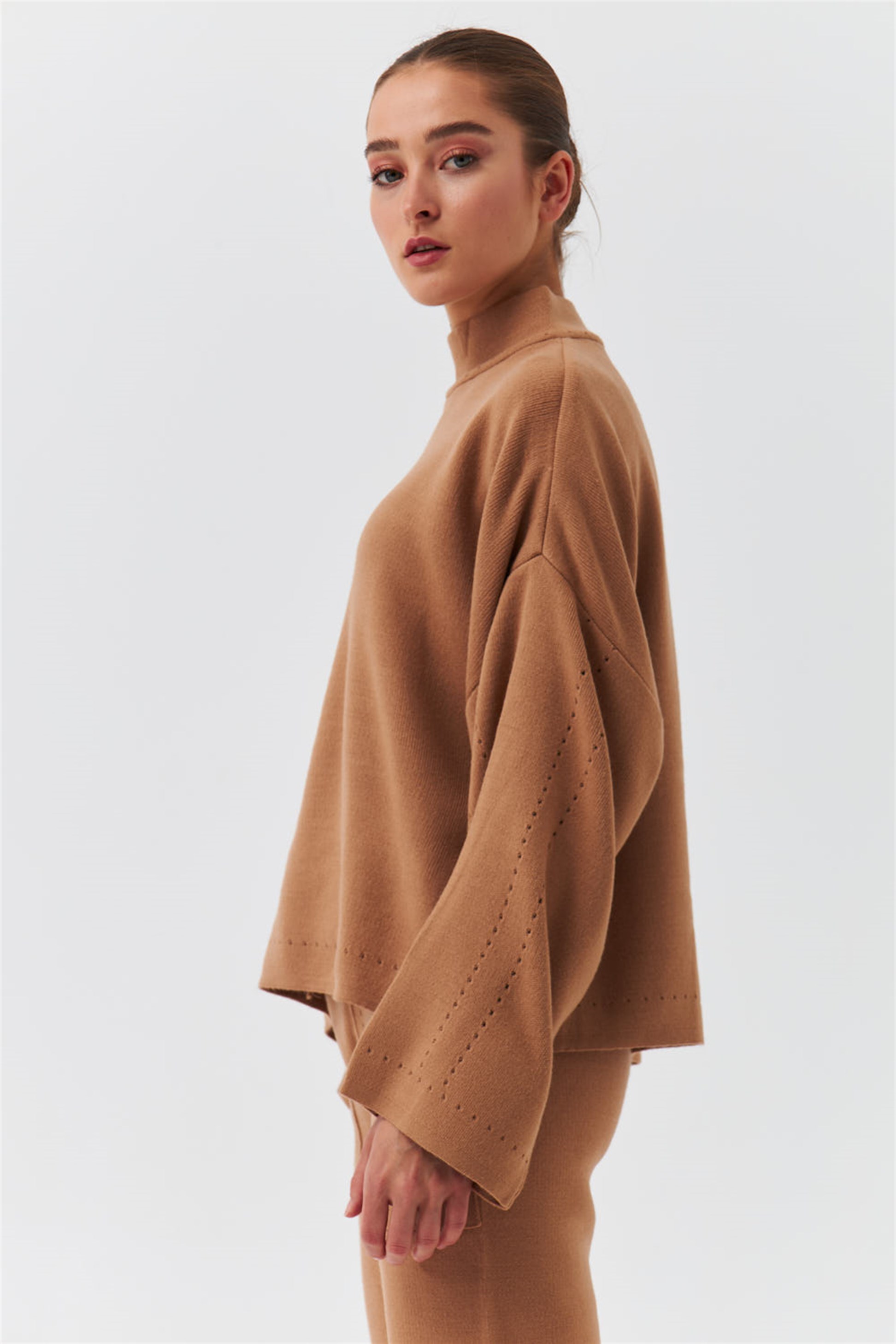 Zara Pullover Rabatt 48 % Braun M DAMEN Pullovers & Sweatshirts Pelz 