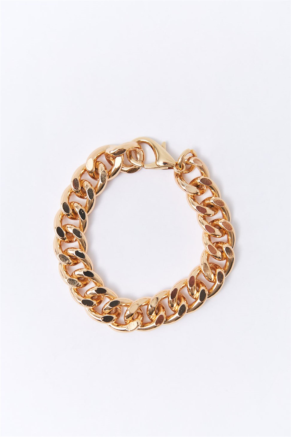 Thick Chain Gold Womens Bracelet