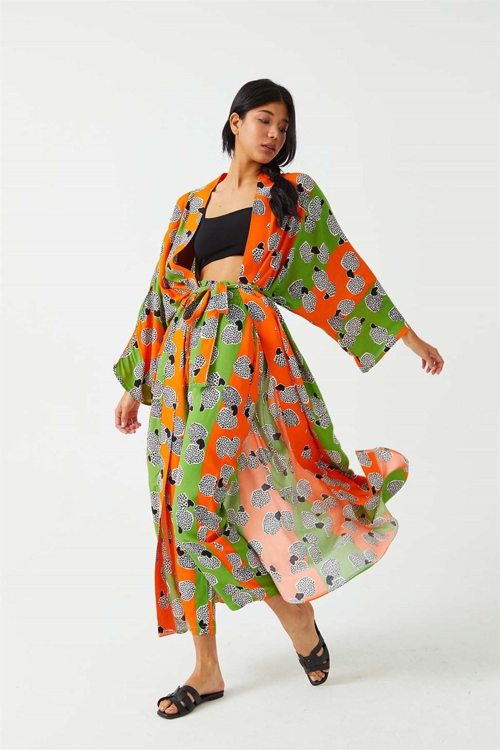 Pantolon Kimono Kadın Takım