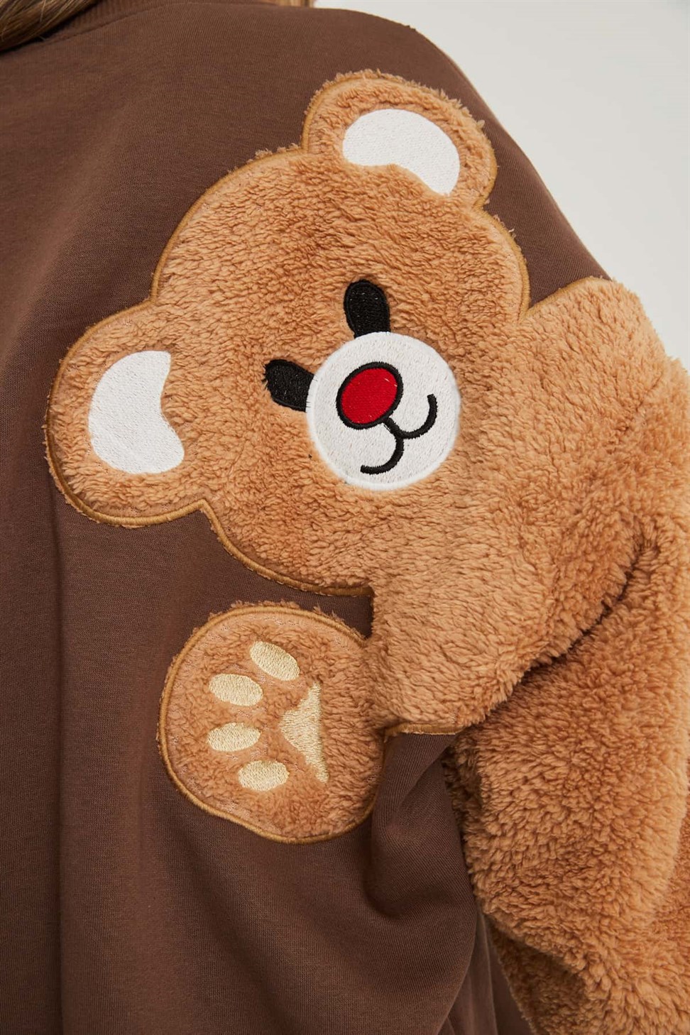 Teddy Bear Detaylı Sweatshirt
